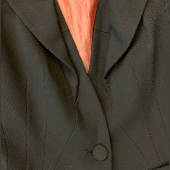 Gorgeous Black Skirt Suit SISLEY SZ 40 US SZ 4 🔥🔥🔥🔥 - Picture 9 of 16